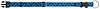 Зооник Ошейник д/средних пород собак, синяя капроновая лента "паркет" 25мм, 44-56см, с защитой фаста 409264 10188-4 