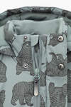 CROCKID Куртка 410335 ВК 36084/н/1 Ал зеленый чай, бурые мишки