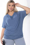 LT Collection Блуза 412325 Б9019 голубой
