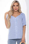 LT Collection Блуза 414464 Б10002 белый, голубой