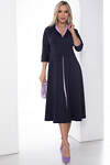 LT Collection Платье 415085 П10026 синий с фиолетовыми элементами