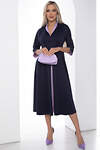 LT Collection Платье 415085 П10026 синий с фиолетовыми элементами