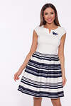 VISERDI Платье 68503 1944-плс 459715 Белый/синяя полоса