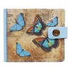 Eshemoda Портмоне 83027 "Голубые бабочки" 