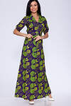 Emansipe Платье-рубашка 8173 389-NF Фиолетовый/зелёный