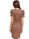 Апрель Платье 153437 ЖПК457200н черный леопард на светло-коричневом
