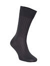 OPIUM Мужские носки 156379 Premium "в рубчик" Тёмно-серый