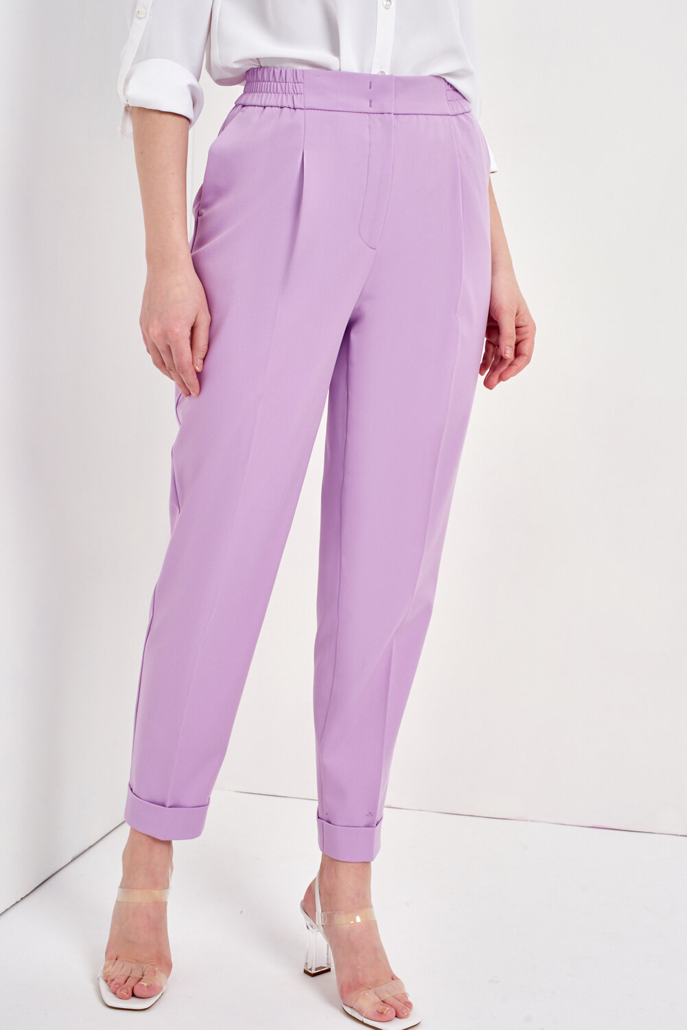 Фиолетовые штаны женские