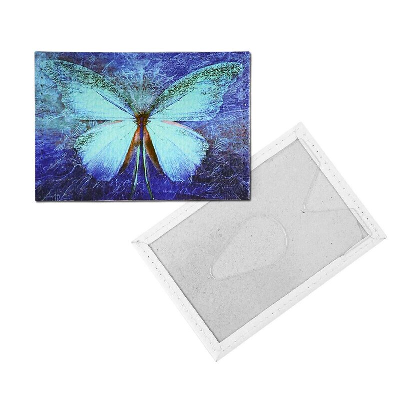 Eshemoda Обложка для карточки 151510 "Бабочка кружево" Синий