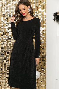 LT Collection Платье 262587 П4651 мерцающий чёрный