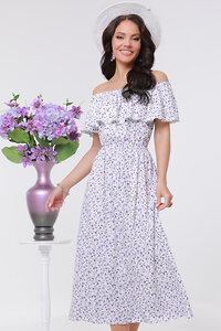 DStrend Платье 290481 П-3784-0029-01 Белый