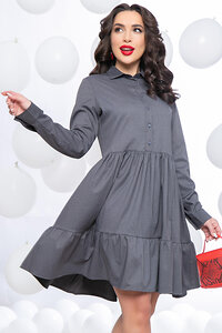 LT Collection Платье 290504 П5533 темно-серый