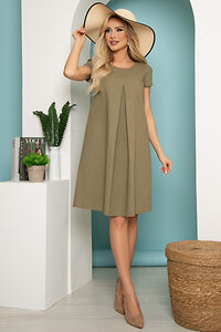 LT Collection Платье 297850 П5852 оливковый