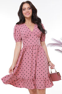 DStrend Платье 299526 П-3841-0046-01 Сиренево-розовый