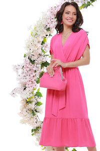 DStrend Платье 299556 П-3896-0125-01 Ярко-розовый