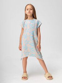 Bodo Платье 316012 18-118D серый (голубой)