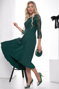 LT Collection Платье 318143 П7521 зелёный