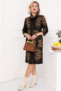 Bellovera Платье 326801 33П5650 черный, коричневый