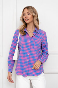 Open-style Рубашка 389319 5713 фиолетовый/розовый