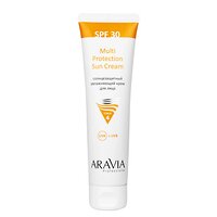 ARAVIA Professional Солнцезащитный увлажняющий крем для лица Multi Protection Sun Cream SPF 30, 100 мл 398834 6341 