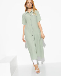 CHARUTTI Платье-рубашка 412387 10269 зелёный