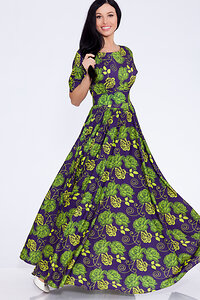 Emansipe Платье 7788 381-NF Фиолетовый/зеленый