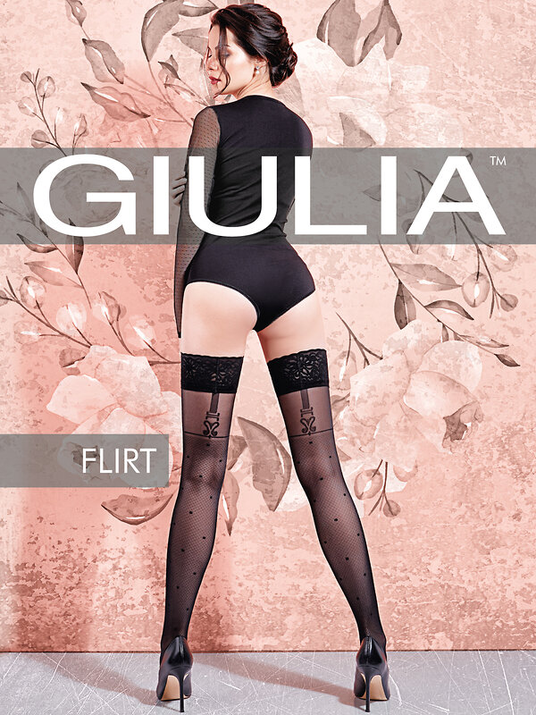 Giulia Чулки 169229 FLIRT 02 nero