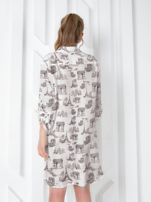 VISAVIS Платье-рубашка 177215 L000102 Серый/молочный
