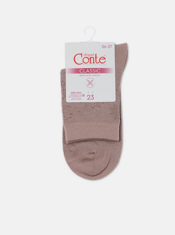 Conte elegant Носки 273614 CLASSIC пепельно-розовый