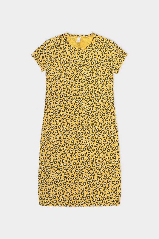 Trikozza Платье 292605 Е 50020 желтый, леопард