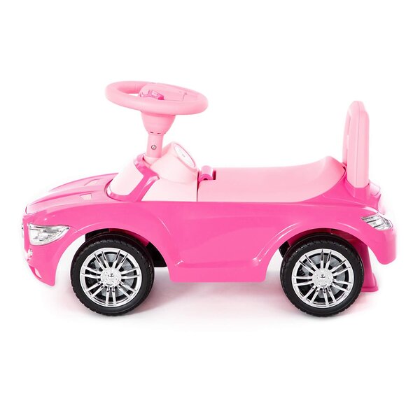 Полесье Каталка-автомобиль "SuperCar" №1 со звуковым сигналом (розовая) 322751 84477 