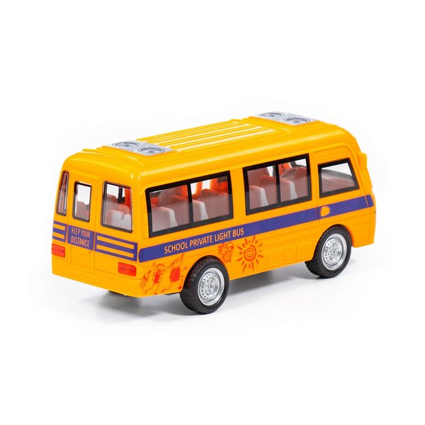 Полесье "Школьный автобус", автомобиль инерционный (со светом и звуком) (в пакете) 322954 79909 