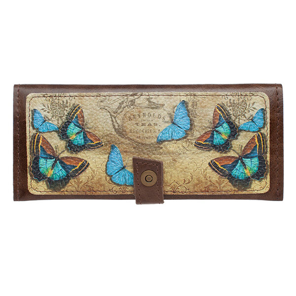 Eshemoda Кошелек 58883 "Голубые бабочки" 
