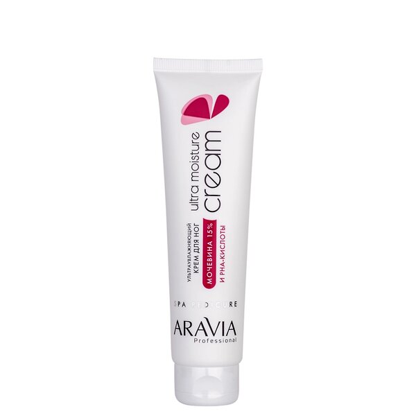 ARAVIA Professional Крем для ног ультраувлажняющий с мочевиной (15%) и PHA-кислотами Ultra Moisture Cream, 100 мл 398739 4055 