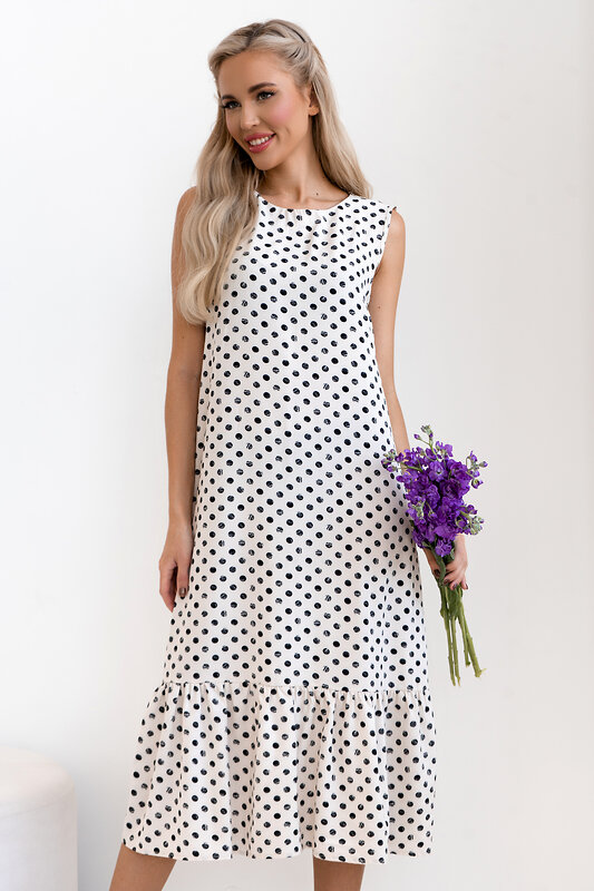 Open-style Платье 407278 6168 белый/черный