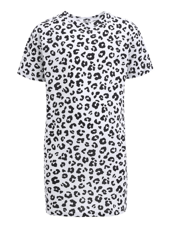 Апрель Платье 412646 1ДПК4410001н черный леопард на белом