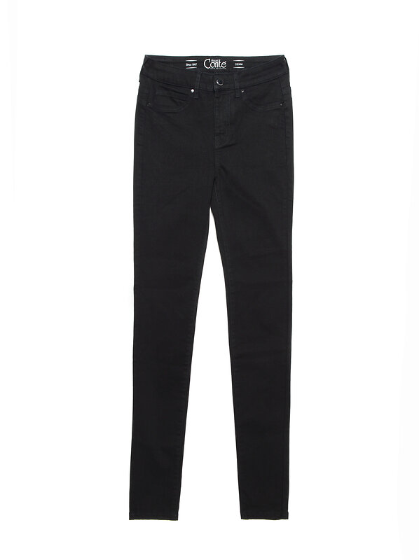 Conte Джинсы 75759 Моделирующие джинсы skinny Premium Stay Black с высокой посадкой CON-185 Lycra® deep black