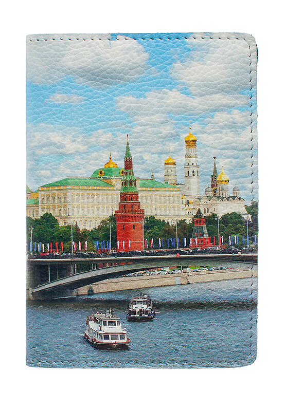 Eshemoda Обложка на автодокументы 84493 "Кремль. Каменный мост" 