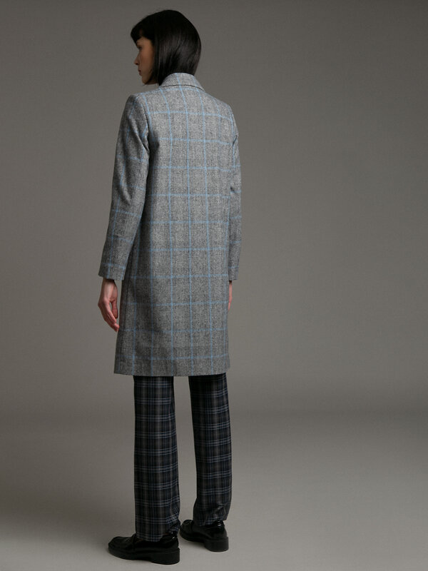Emka Fashion Пальто 93837 R026/alfreda серый, голубой