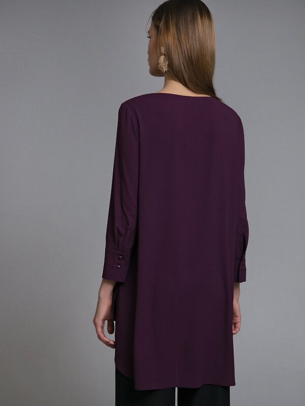 Emka Fashion Блузка 94116 B2510/lanik фиолетовый