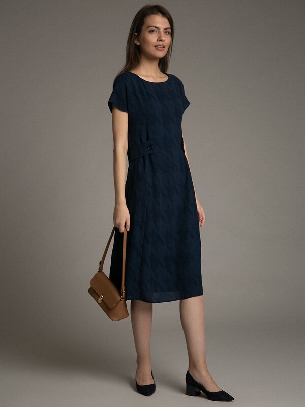 Emka Fashion Платье 94621 PL1011/desert темно-синий