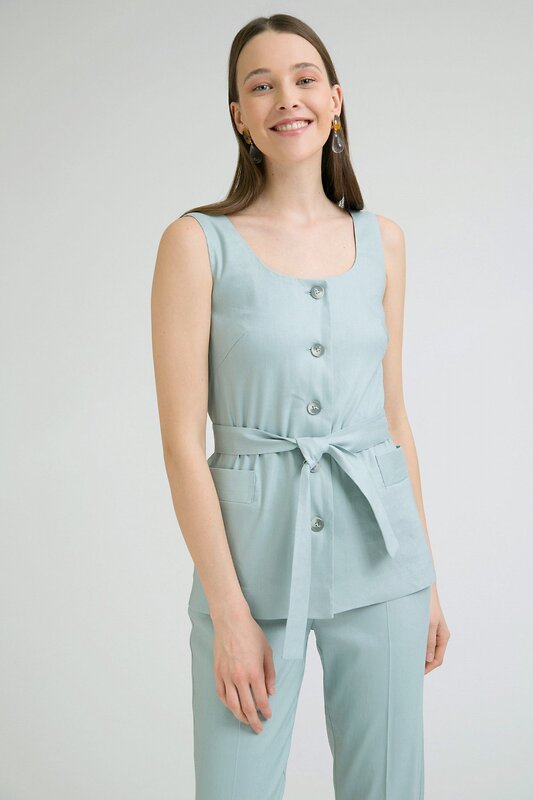 Emka Fashion Блузка 95881 B2400/annalisa бледно-зеленый