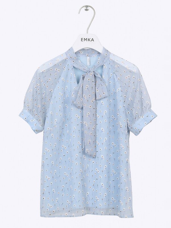 Emka Fashion Блузка 99905 B2396/livonia голубой, белый