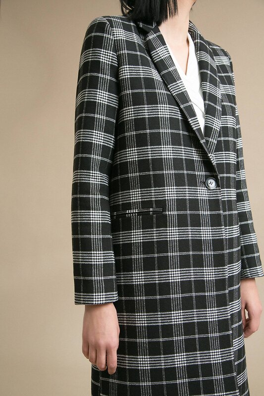 Emka Fashion Пальто 100979 R026/bono черный, белый