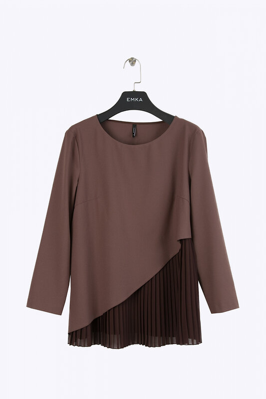 Emka Fashion Блузка 100995 B2470/sandra коричневый