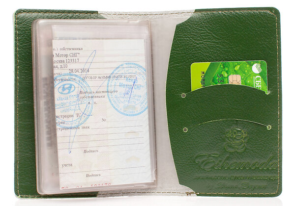 Eshemoda Обложка на паспорт 12472 "Красный мак" 