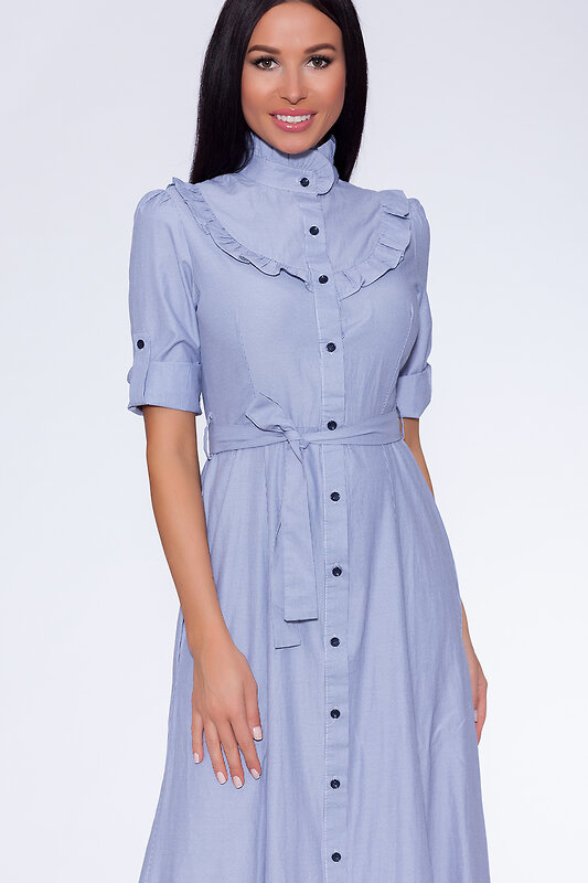 Emansipe Платье-рубашка 15290 442.31.0236 Сине-белый/мелкая полоска
