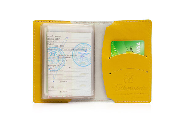 Eshemoda Обложка на паспорт 18603 "Цветные улицы" 