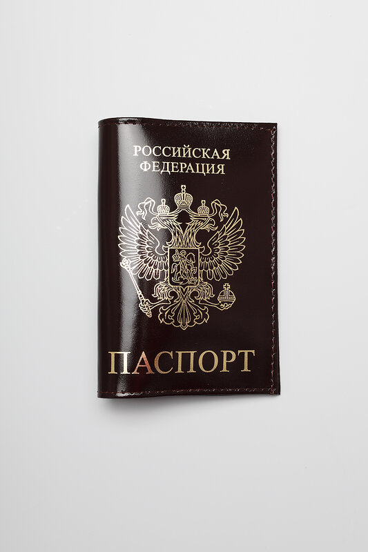 FASHION JEWELRY Обложка на паспорт 132189 S-142 Коричневый
