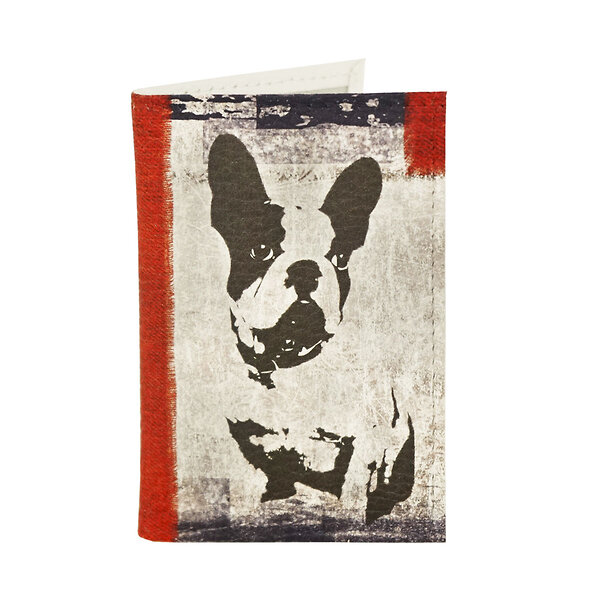 Eshemoda Двойная обложка для карт 144517 "Собака в стиле Гранж" 